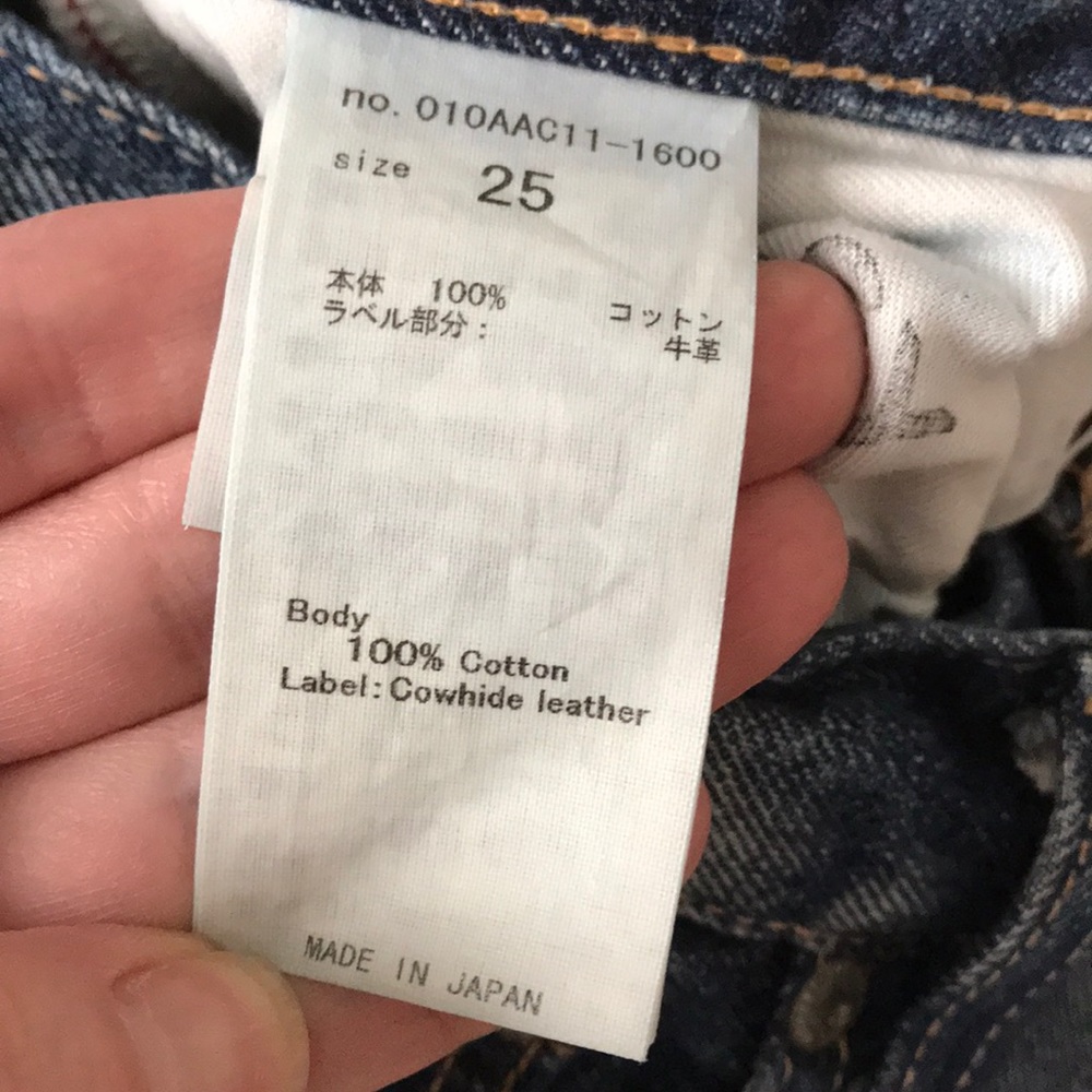 SOLD!❌❌❌Moussy Denver Tapered jeans, size 25 - Picture 6 of 8